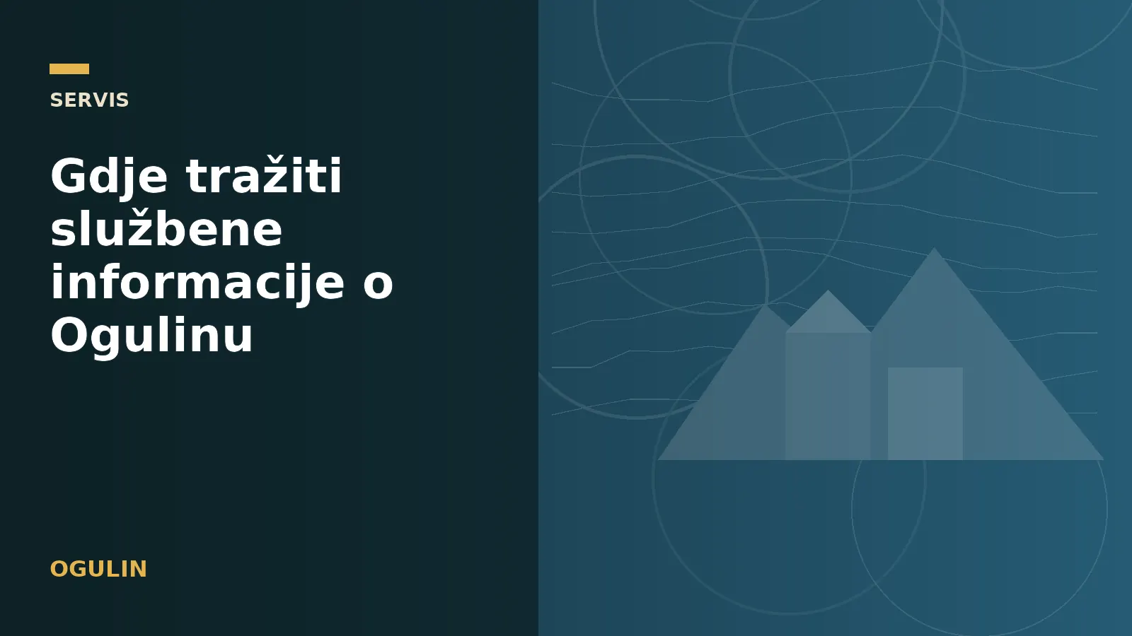 Gdje tražiti službene informacije o Ogulinu