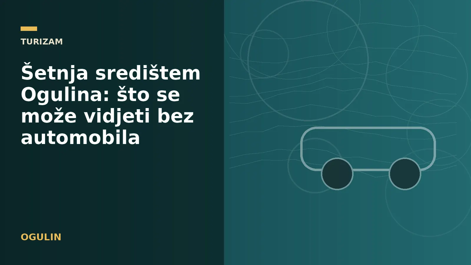Šetnja središtem Ogulina: što se može vidjeti bez automobila
