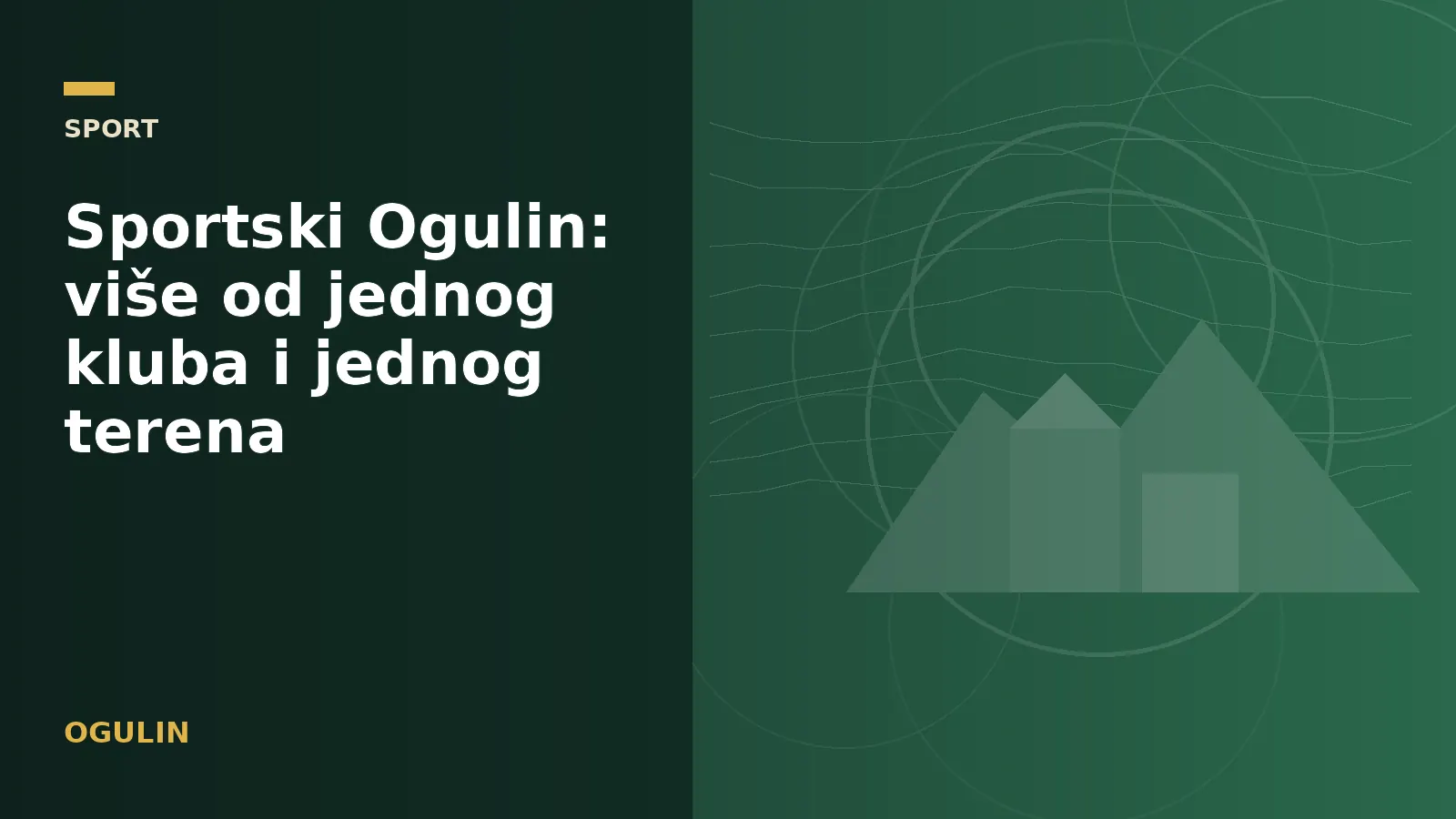 Sportski Ogulin: više od jednog kluba i jednog terena