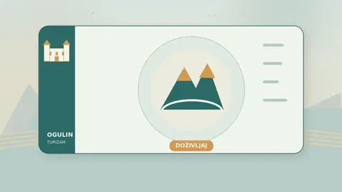 Ilustracija uz temu: Ogulin u jednom danu: prijedlog lagane gradske rute